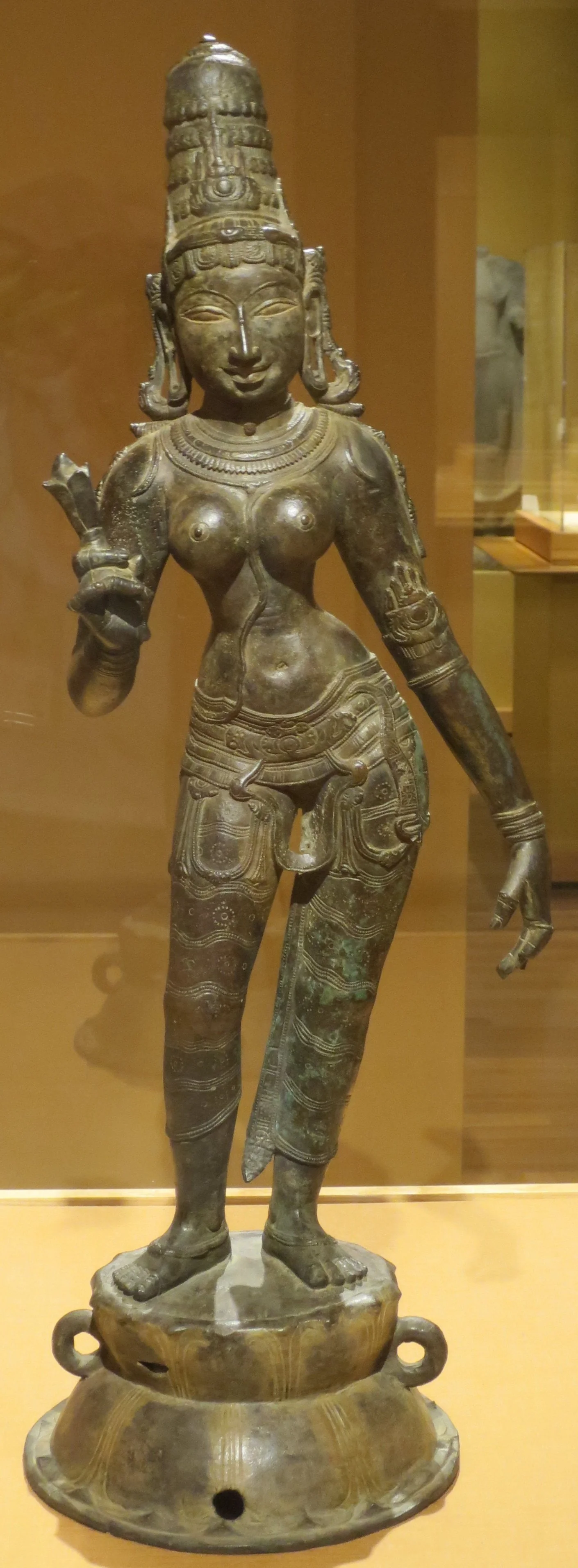 Bronze sculpture of Parvati