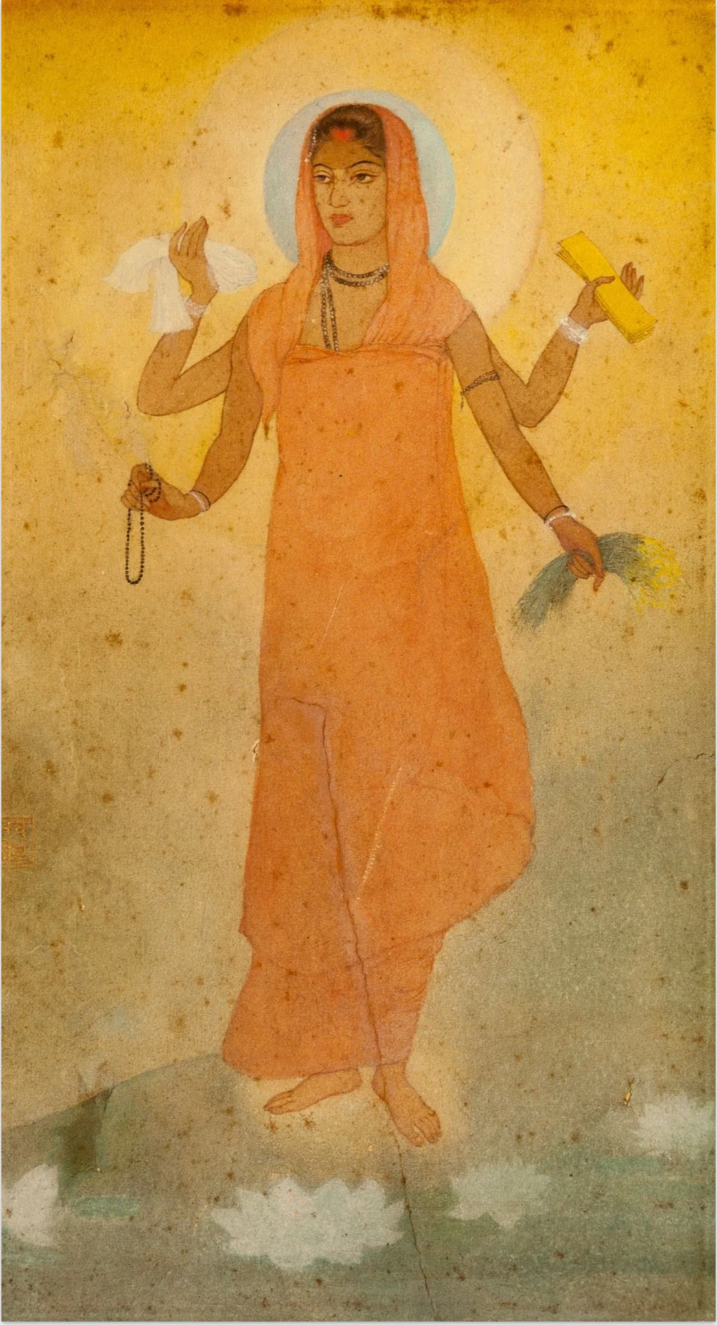 Bharat Mata painting by Abanindranath Tagore