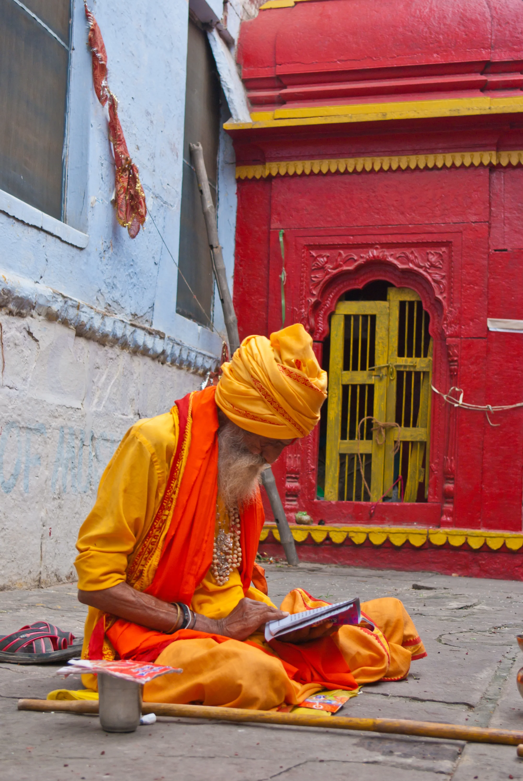 People at Varanasi ghats