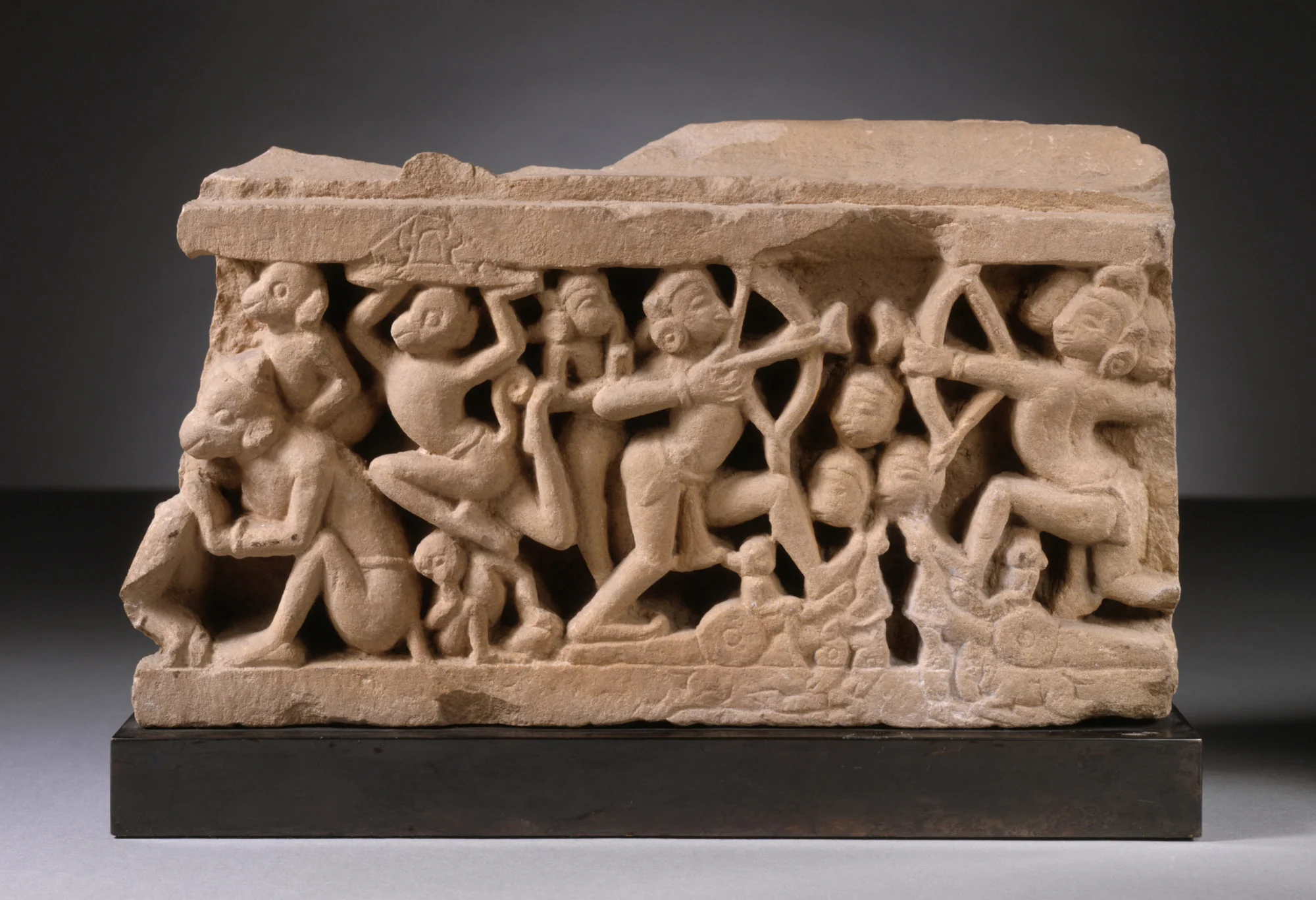 Illustrated scene from Rama's adventures