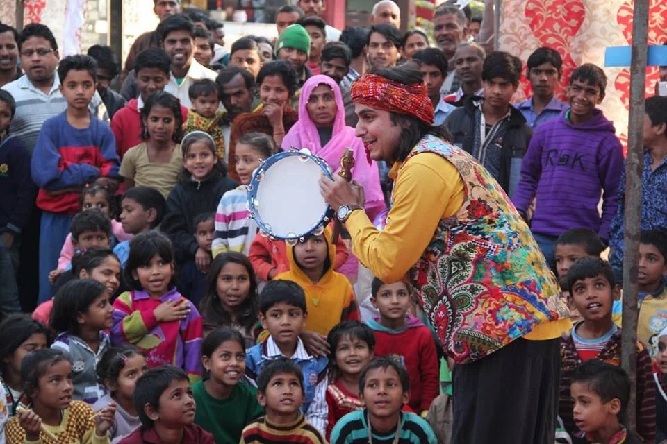Storyteller performing Kabuliwala narrative