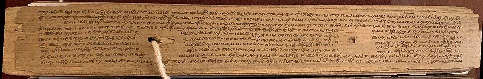 Another page from the Arthashastra manuscript