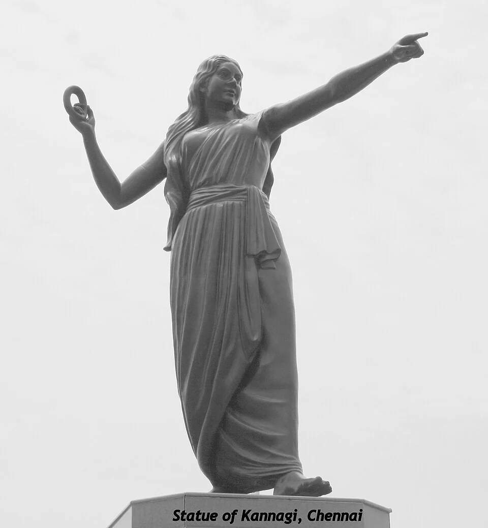 Statue of Kannaki, the epic's protagonist