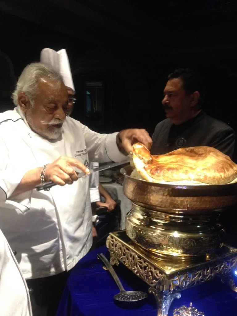 Master chef Imtiaz Qureshi at ITC Dum Pukht restaurant