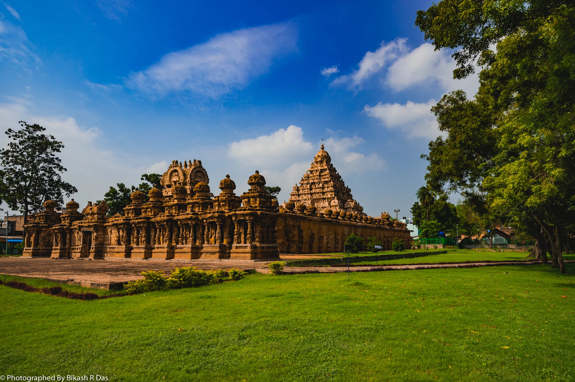 Kailasanathar Temple built by the Pallavas in Kanchipuram
