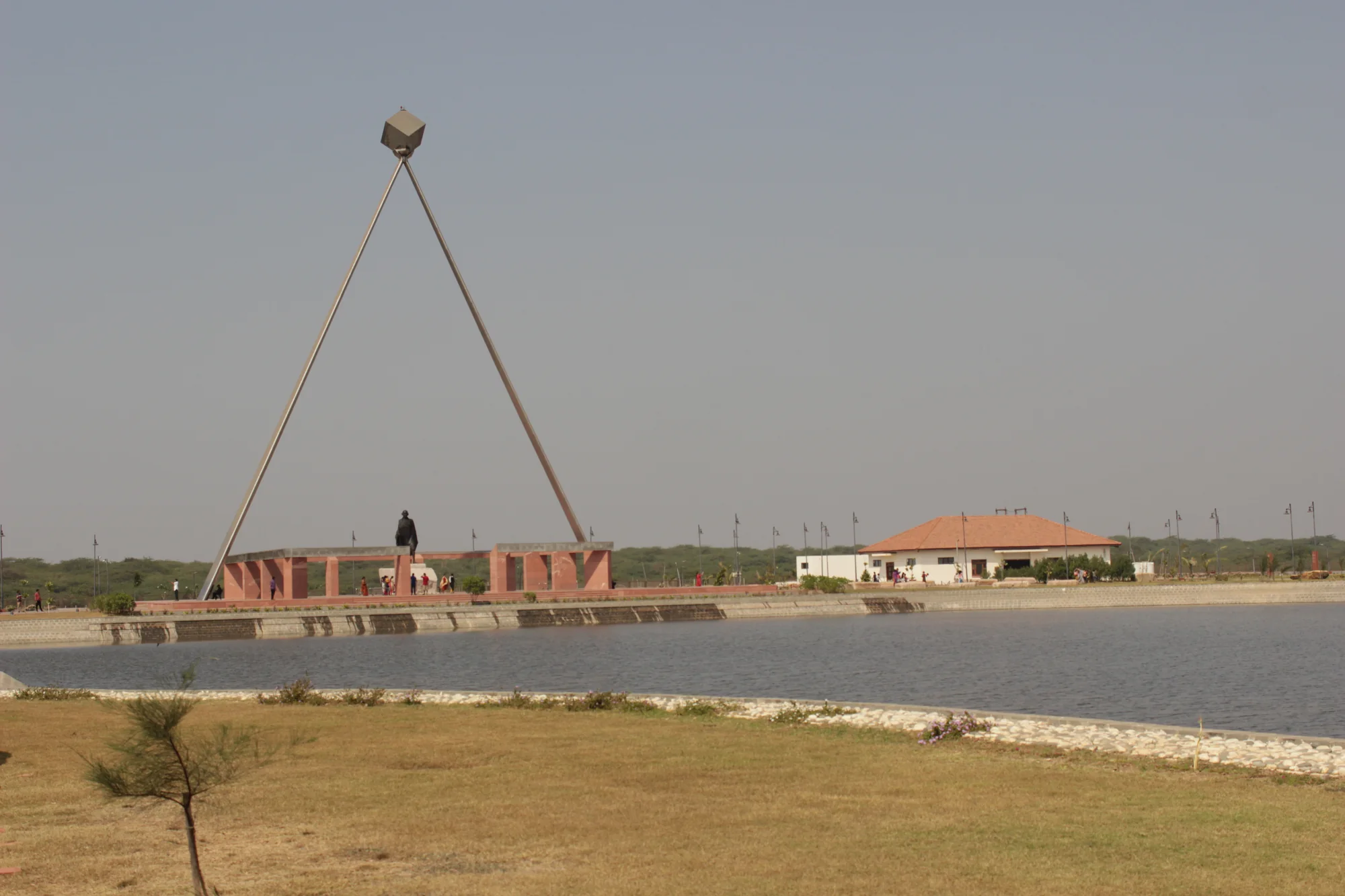 Sculpture at National Salt Satyagraha Memorial