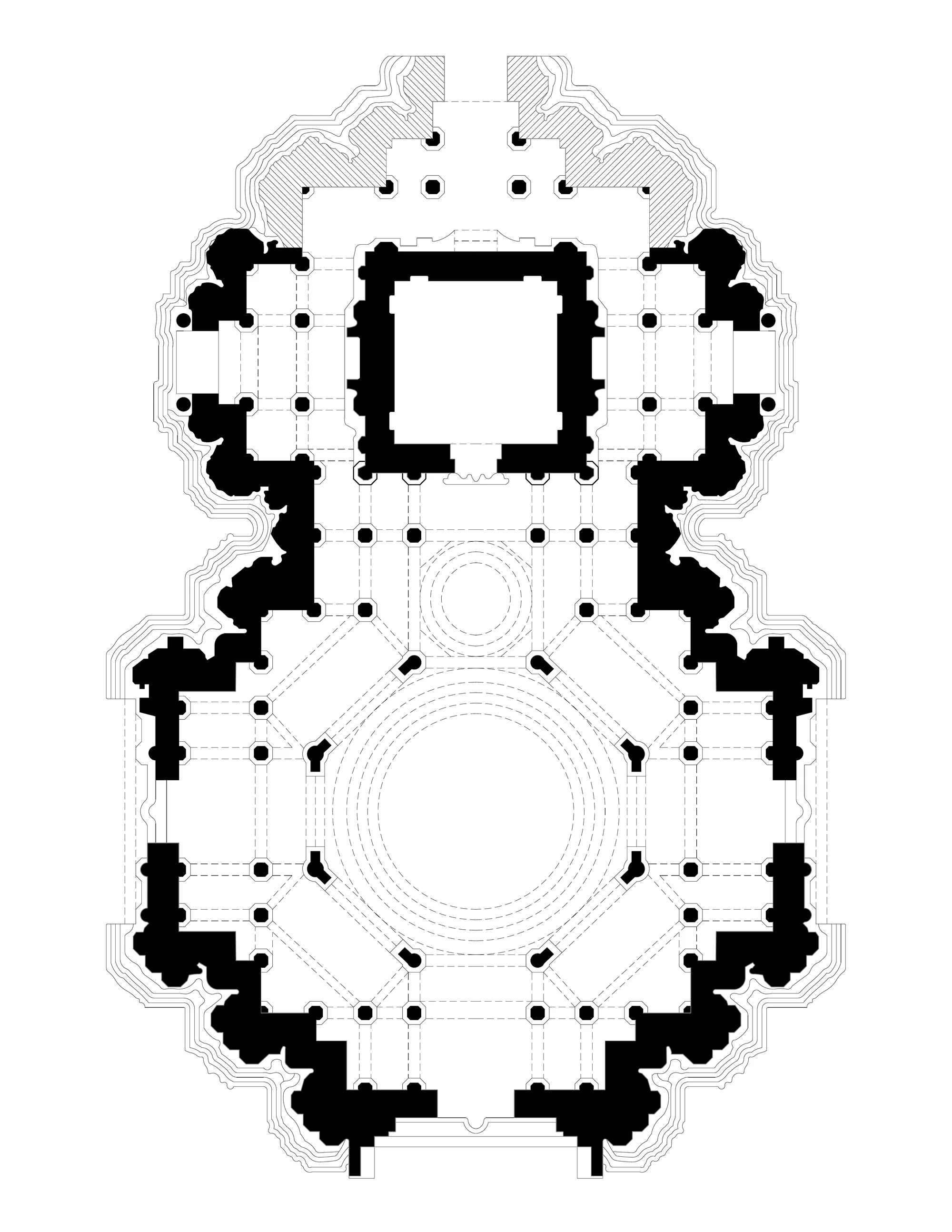 Ancient ruins of Somnath temple complex