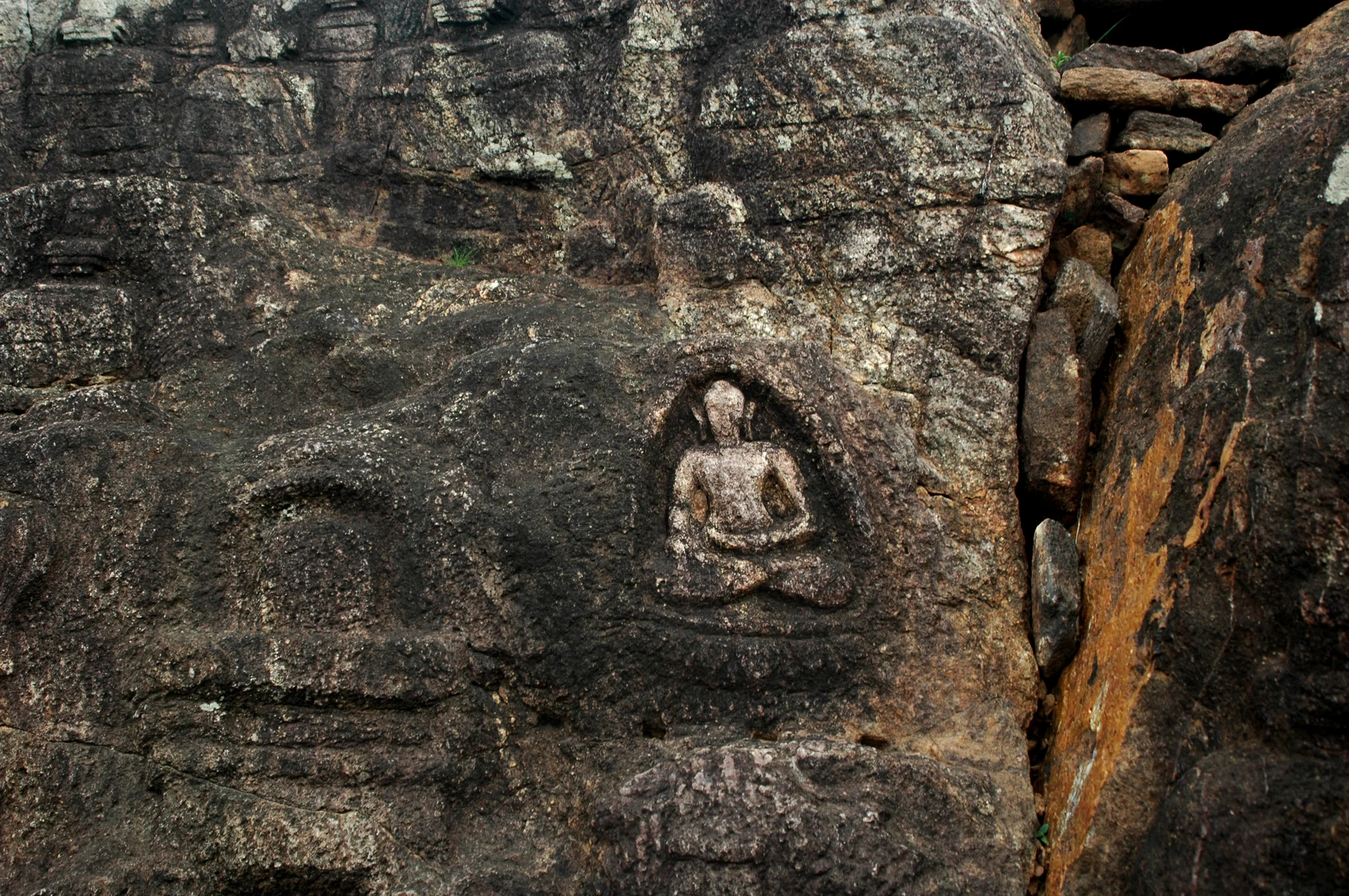 Landscape view of Langudi Hill site