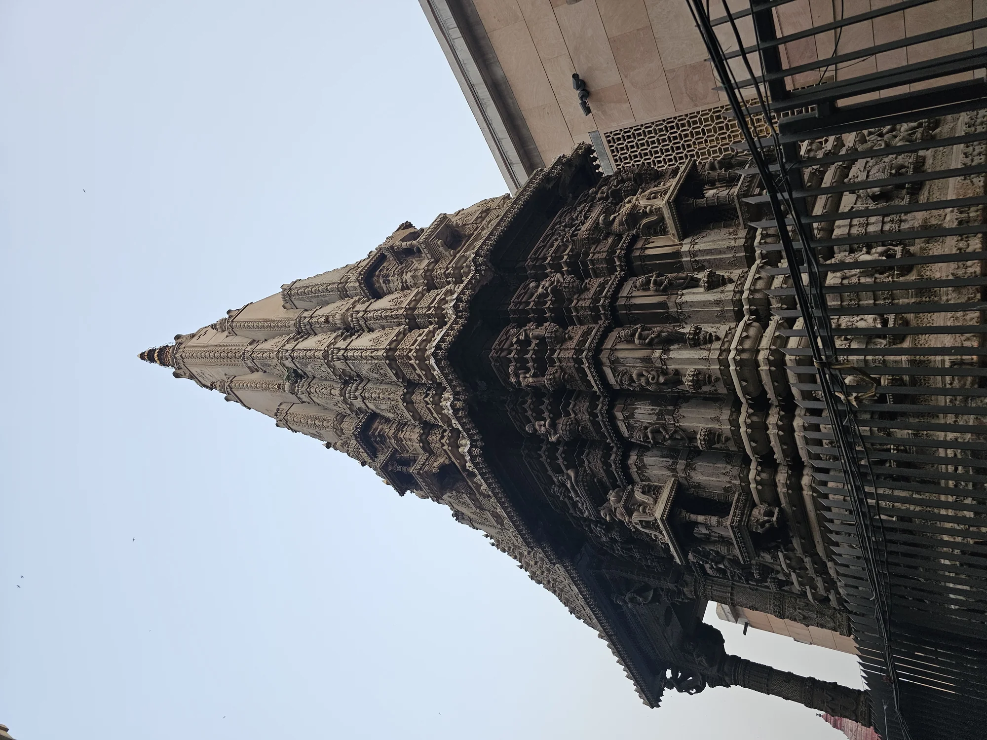 Detailed view of Kashi Vishwanath Temple architecture