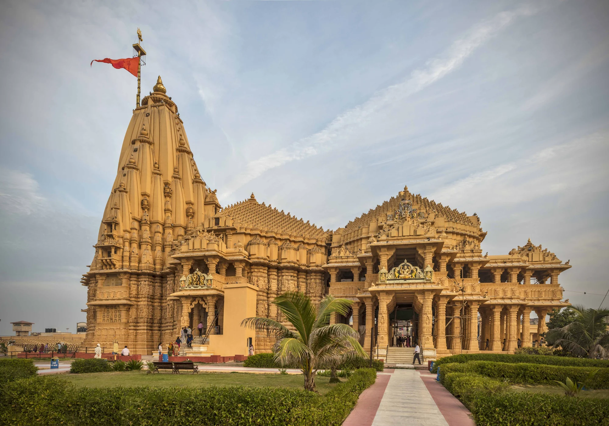 Full view of Somnath Temple complex