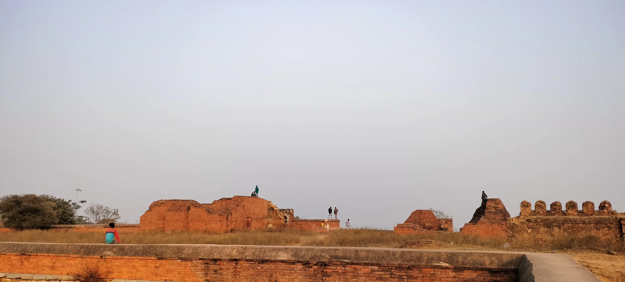 Ancient Buddhist monastery ruins at Bihar Sharif