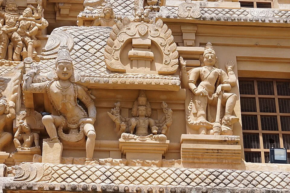 Sculptural detail of deity at Brihadisvara Temple