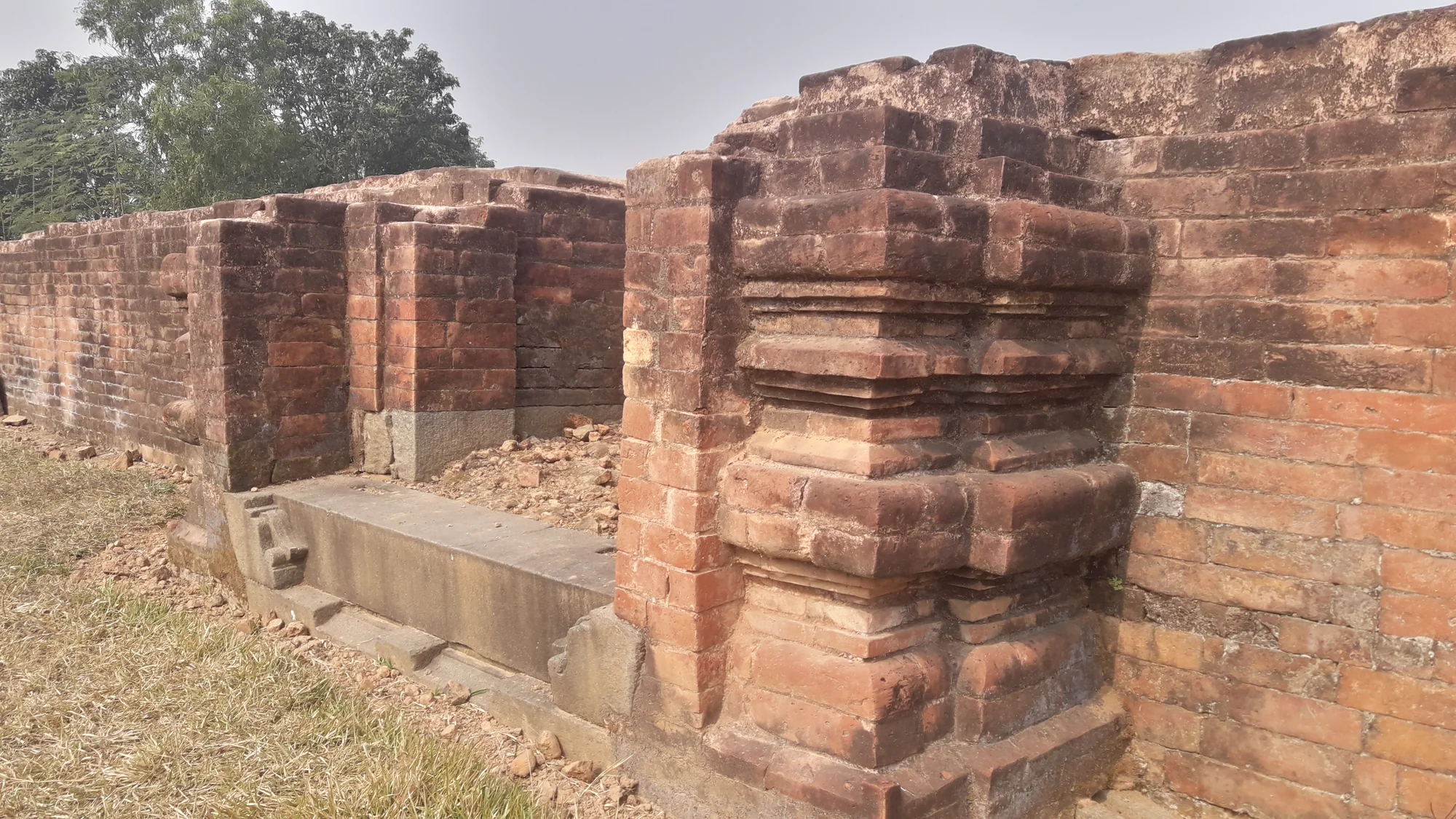 Close view of Jagaddala structures