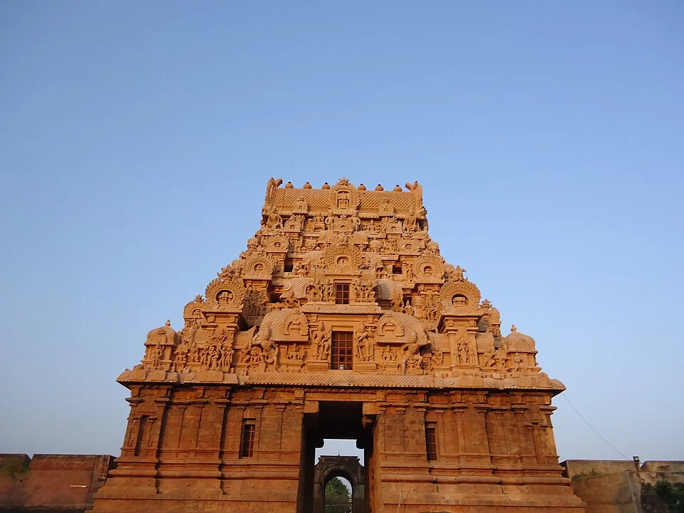 Main entrance of Brihadisvara Temple