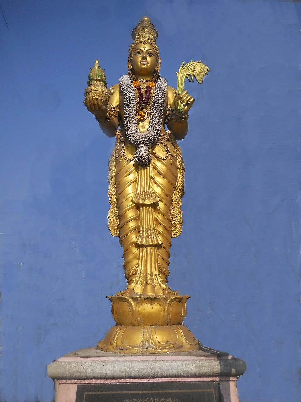 Telugu Talli statue representing the Telugu language personified
