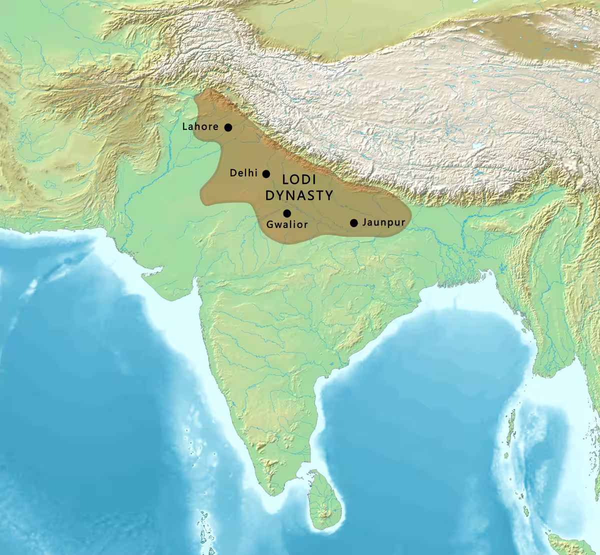 Lodi Sultanate at Its Height and Fall, 1451–1526 CE