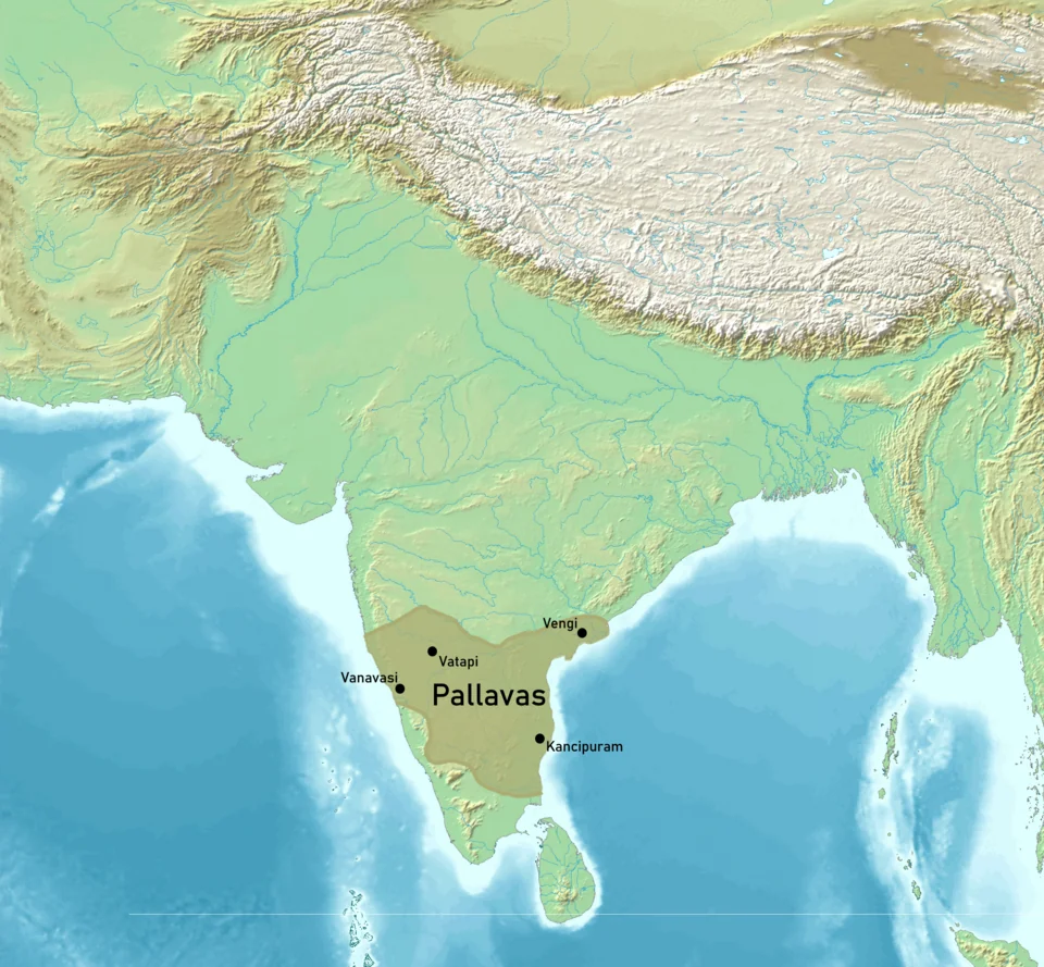 Pallava Dynasty Territory (275-897 CE)