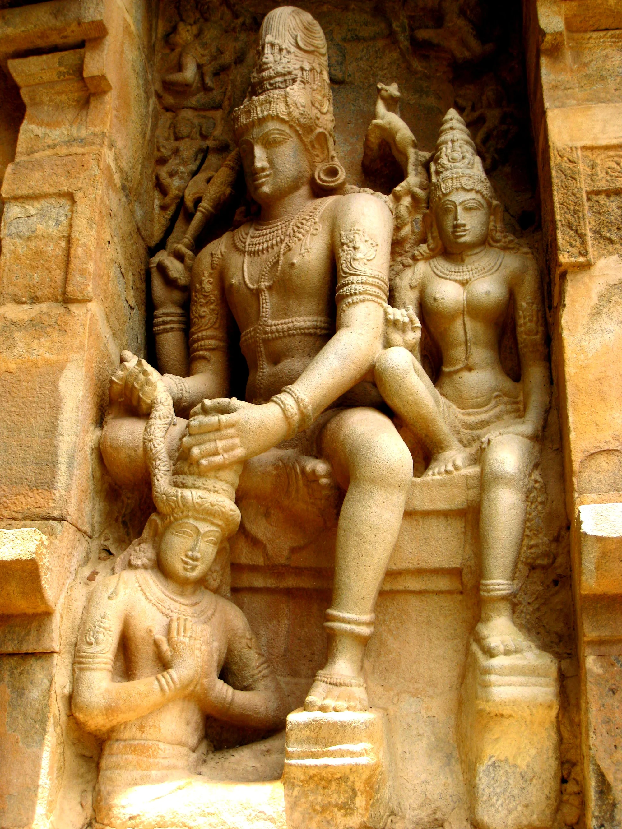 Statue of Rajendra Chola at Gangaikonda Cholapuram
