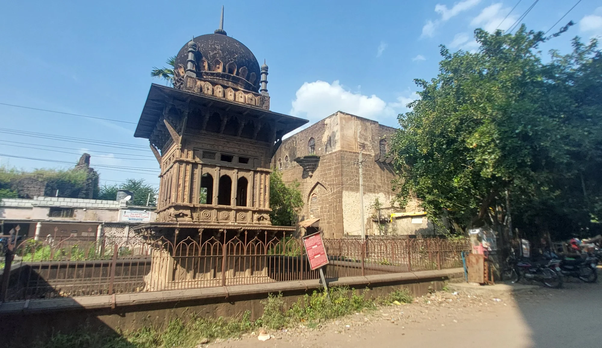 Jal Mahal water pavilion in Bijapur