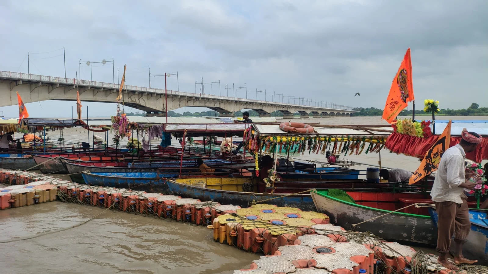 Naya Ghat on the banks of Sarayu River