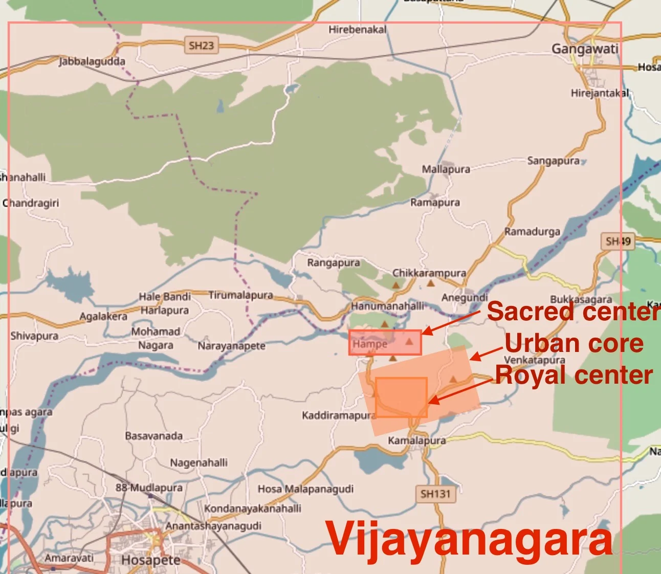 Vijayanagara - Capital of the Vijayanagara Empire