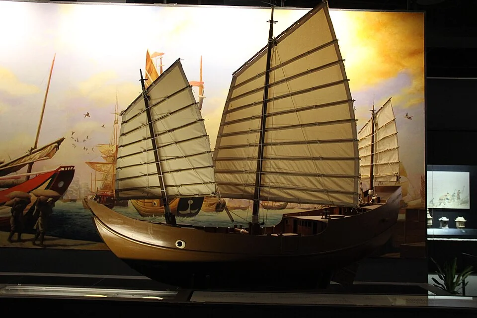 Model of Maritime Silk Road trading vessel
